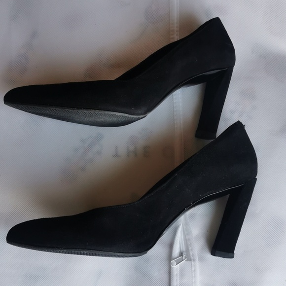 Black Robert Clergerie suede pumps - Picture 4 of 8